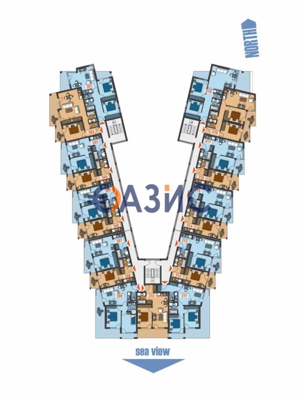 Апартаменты в Святом Власе, Болгария, 73.4 м² - фото 12