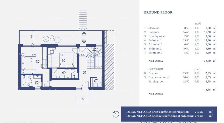 Дом в Умаге, Хорватия, 262.74 м² - фото 5