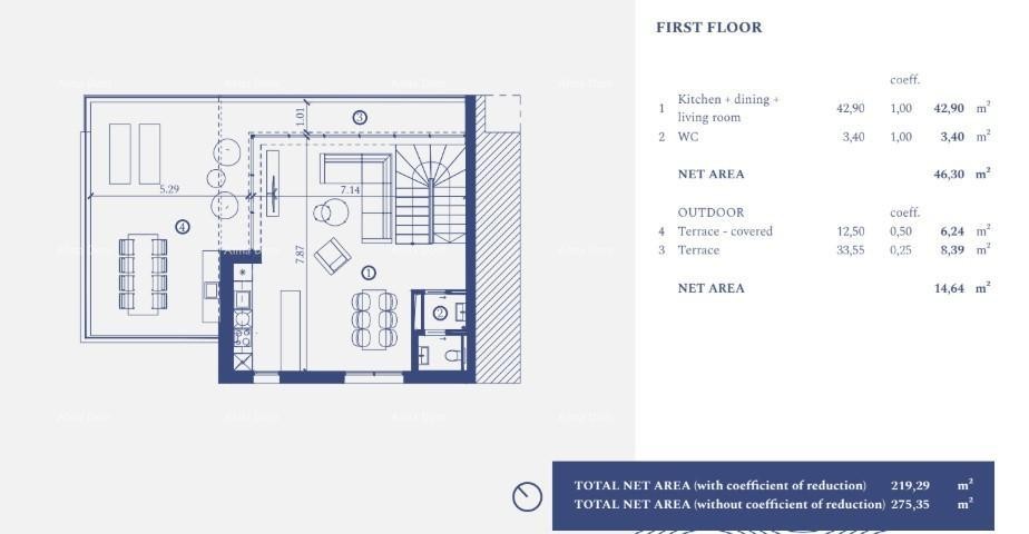 Дом в Умаге, Хорватия, 262.74 м² - фото 6