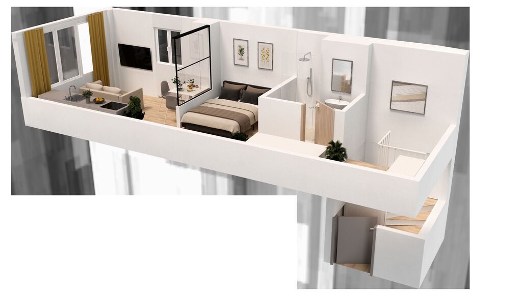 Мезонет в Афинах, Греция, 42 м² - фото 3