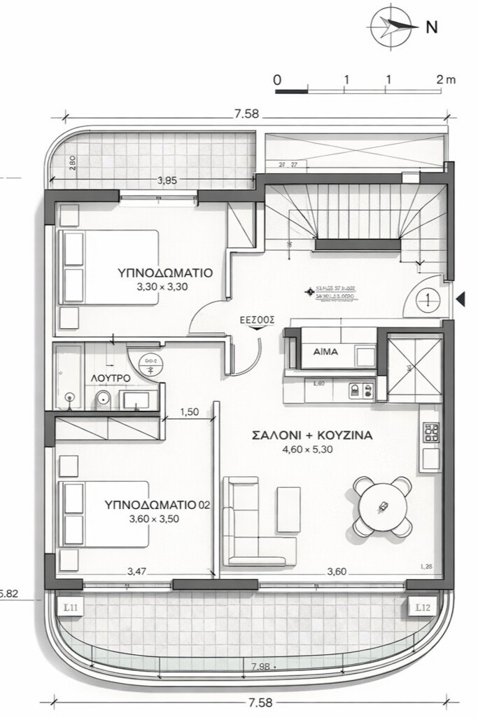 Квартира в Афинах, Греция, 71 м² - фото 3