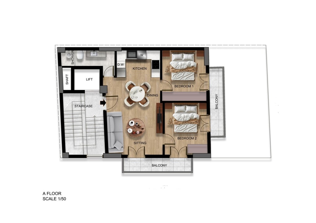 Квартира в Афинах, Греция, 58 м² - фото 7