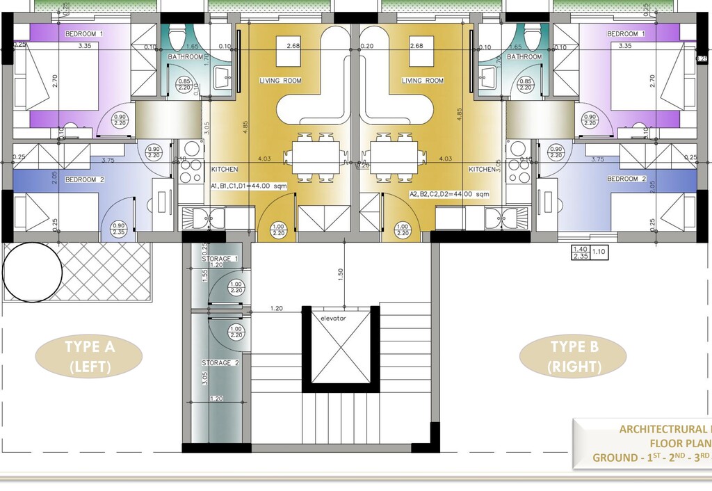 Квартира в Афинах, Греция, 44 м² - фото 15