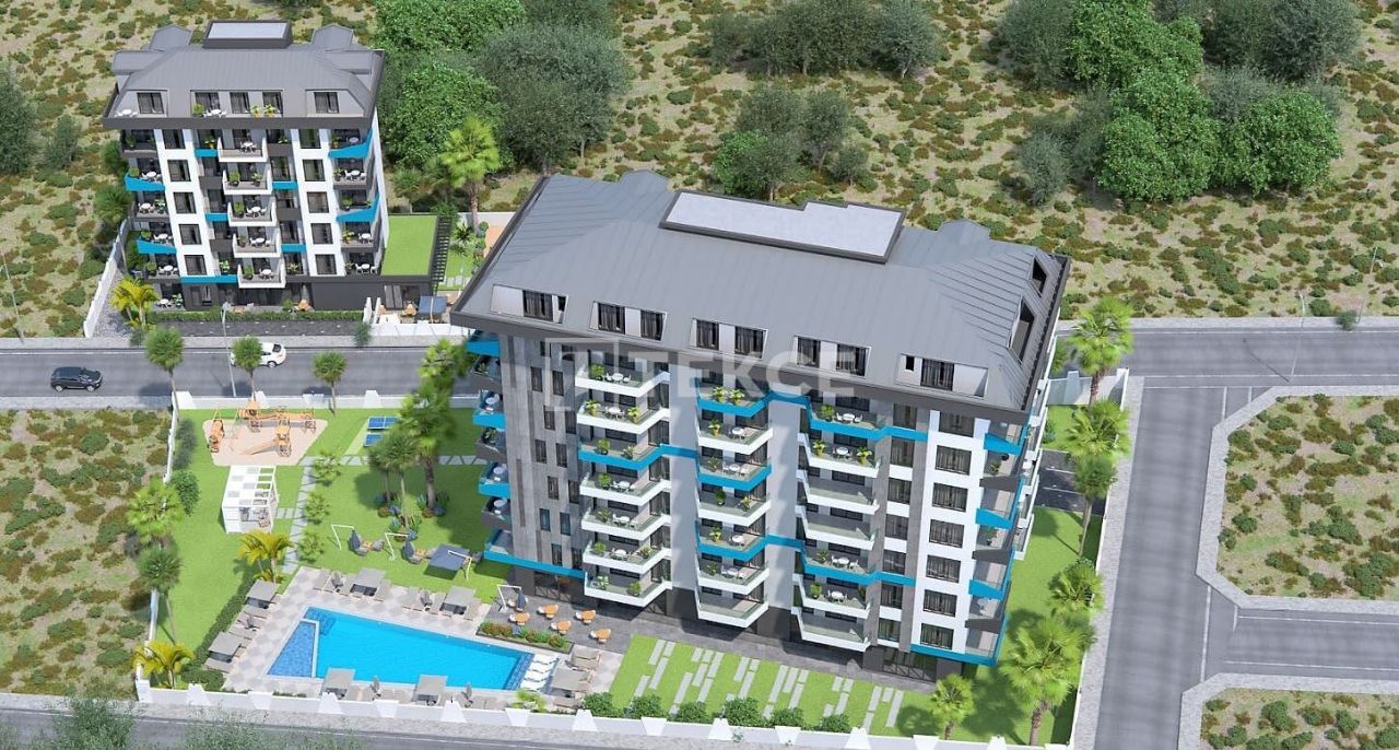 Апартаменты в Алании, Турция, 70 м² - фото 1