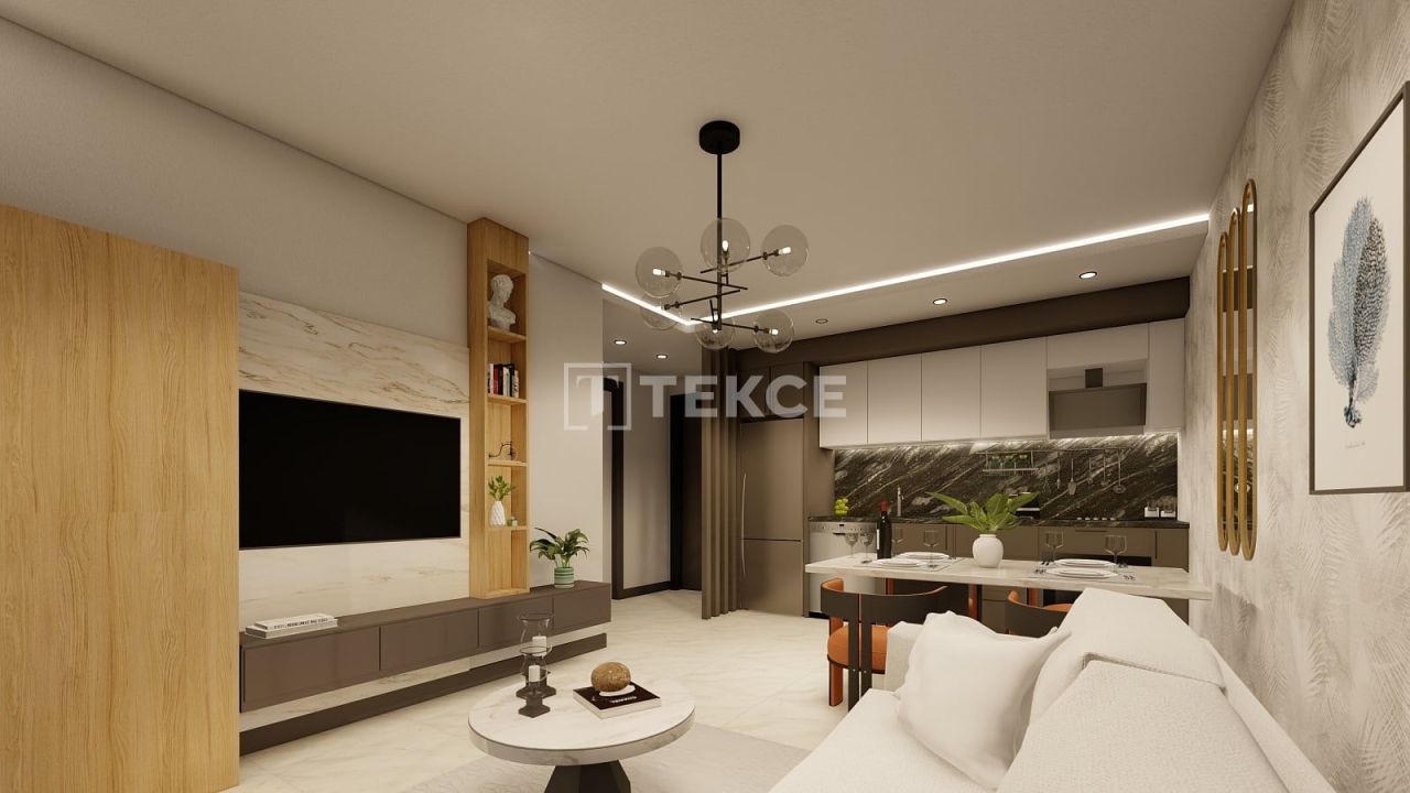 Апартаменты в Алании, Турция, 57 м² - фото 9