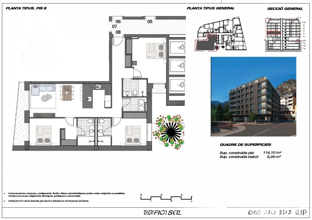 Квартира в Андорра-ла-Велье, Андорра, 119 м² - фото 4