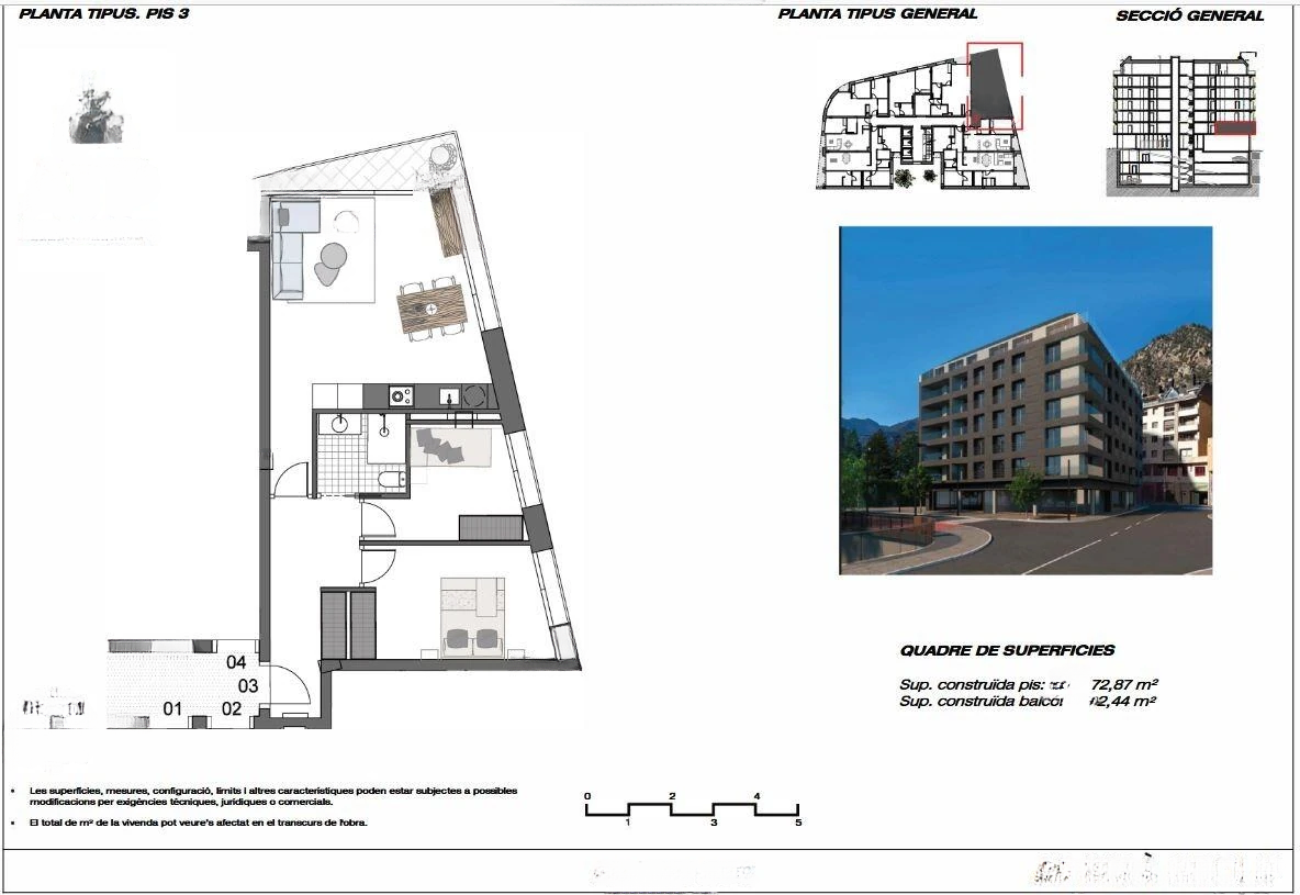 Квартира в Андорра-ла-Велье, Андорра, 75 м² - фото 4