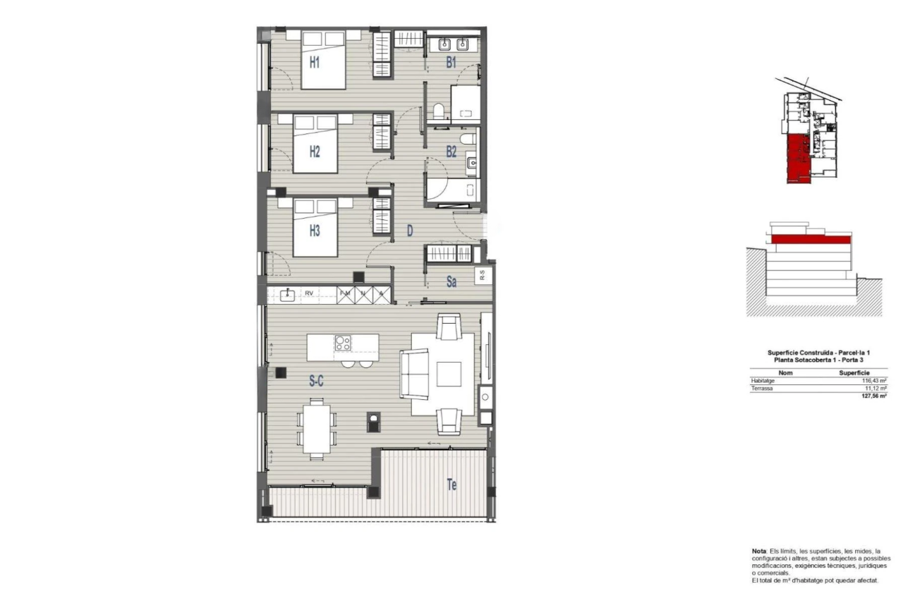 Квартира в Эль-Тартере, Андорра, 127 м² - фото 5