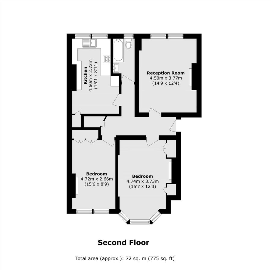 Квартира в Лондоне, Великобритания, 72 м² - фото 7