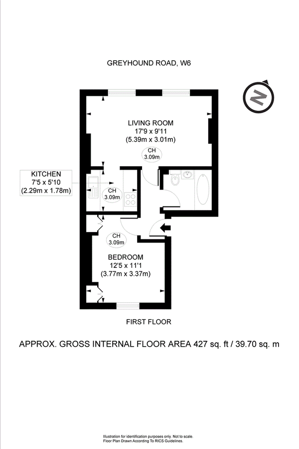 Квартира в Лондоне, Великобритания, 40 м² - фото 12