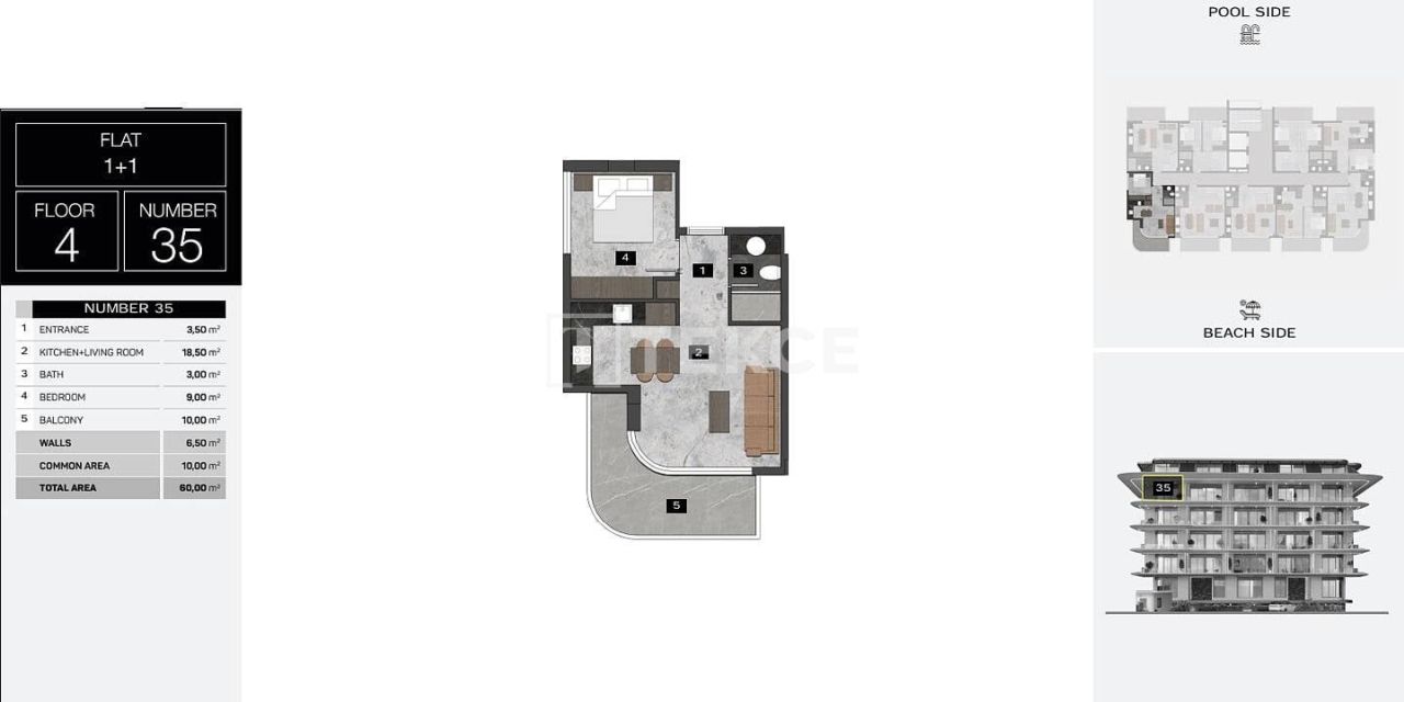 Апартаменты в Алании, Турция, 175 м² - фото 10