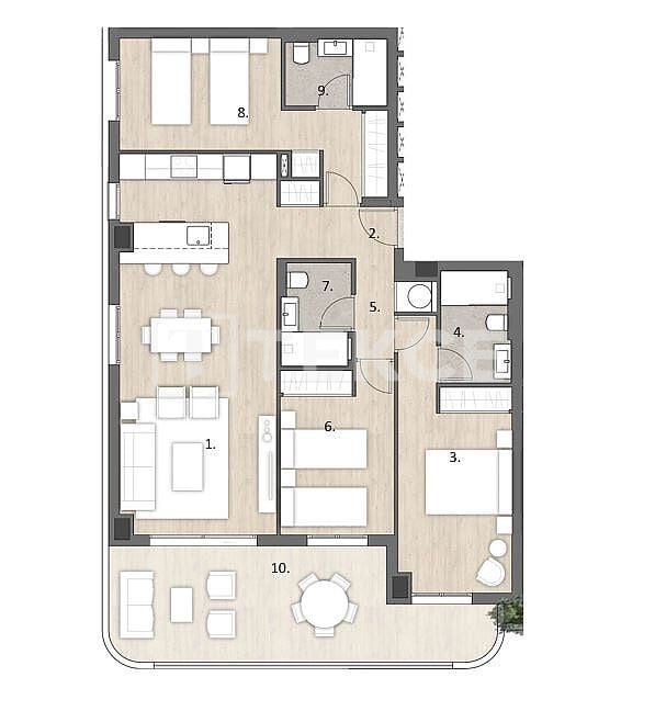 Апартаменты в Велес-Малаге, Испания, 76 м² - фото 15