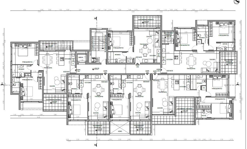 Квартира в Пафосе, Кипр, 62 м² - фото 2
