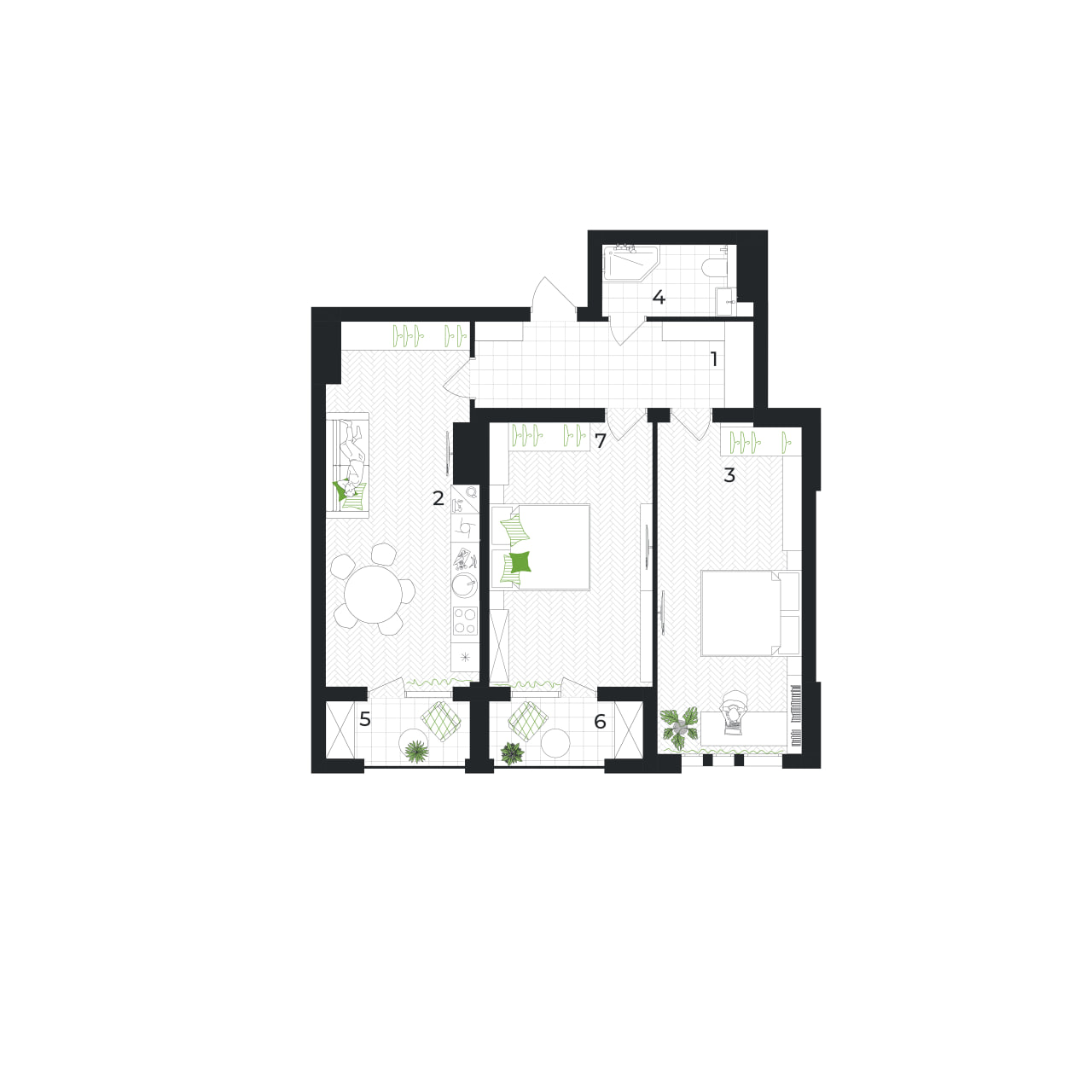Студия в Гяндже, Азербайджан, 101.5 м² - фото 1