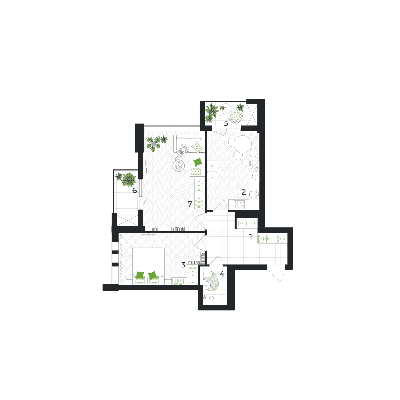 Квартира в Гяндже, Азербайджан, 82.6 м² - фото 1