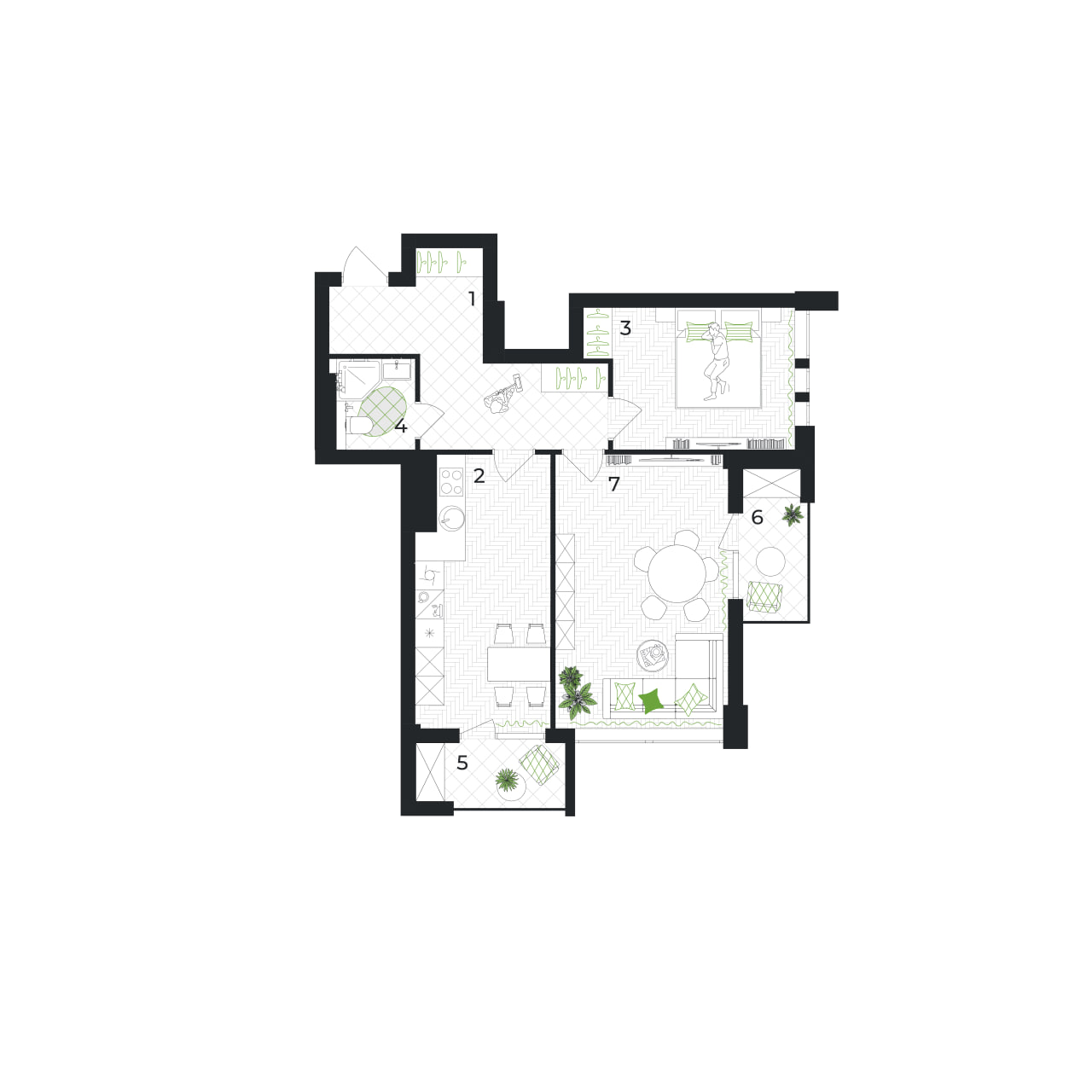 Квартира в Гяндже, Азербайджан, 85.2 м² - фото 1