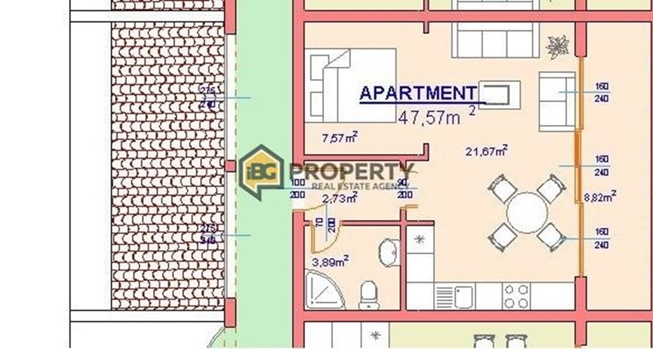 Квартира в Божуреце, Болгария, 53 м² - фото 1