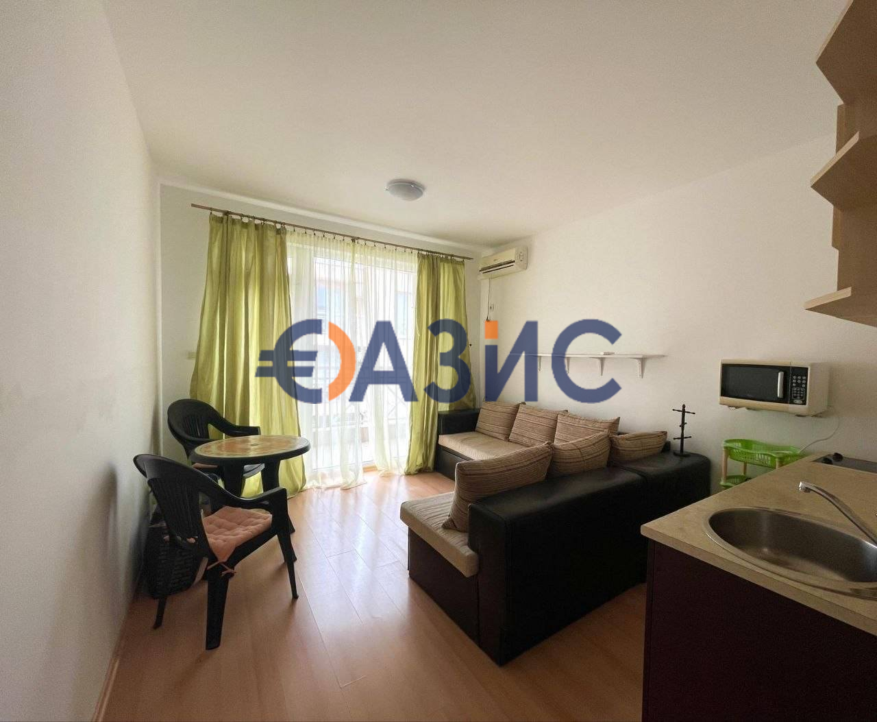 Апартаменты на Солнечном берегу, Болгария, 28 м² - фото 3