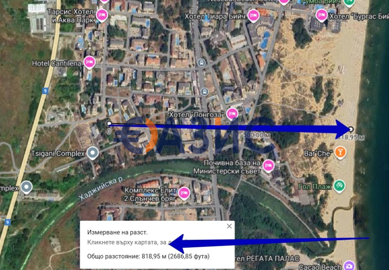 Апартаменты на Солнечном берегу, Болгария, 54.7 м² - фото 17