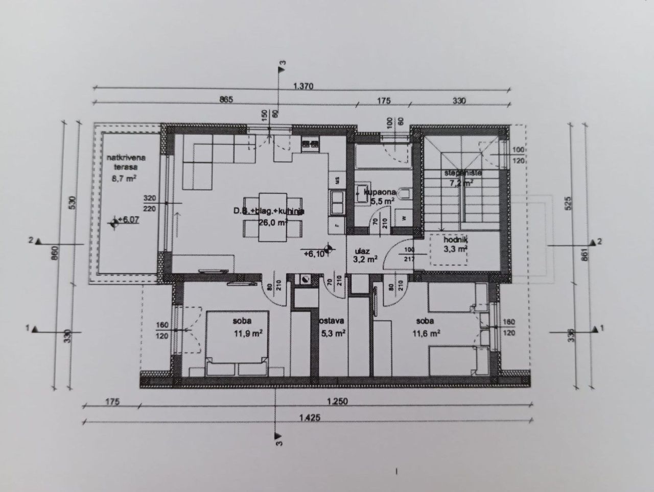 Квартира Istria, Valbandon, Хорватия, 74 м² - фото 10