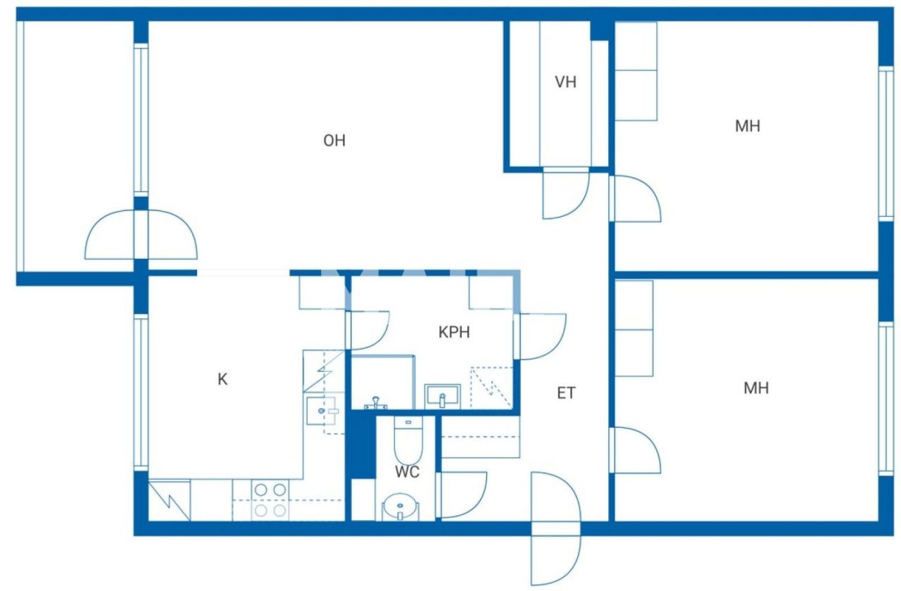 Апартаменты в Вантаа, Финляндия, 79 м² - фото 2
