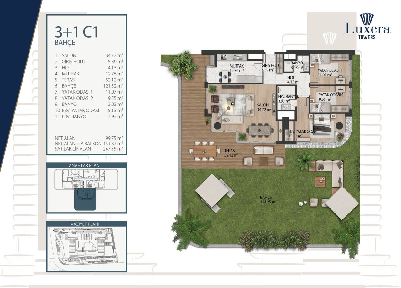 Апартаменты в Стамбуле, Турция, 87 м² - фото 13