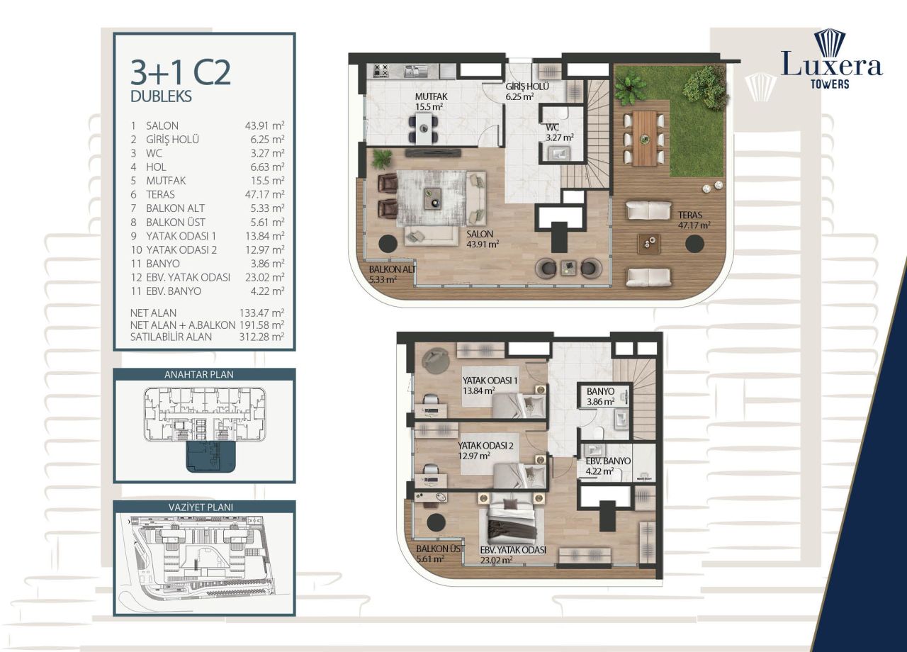 Апартаменты в Стамбуле, Турция, 87 м² - фото 14