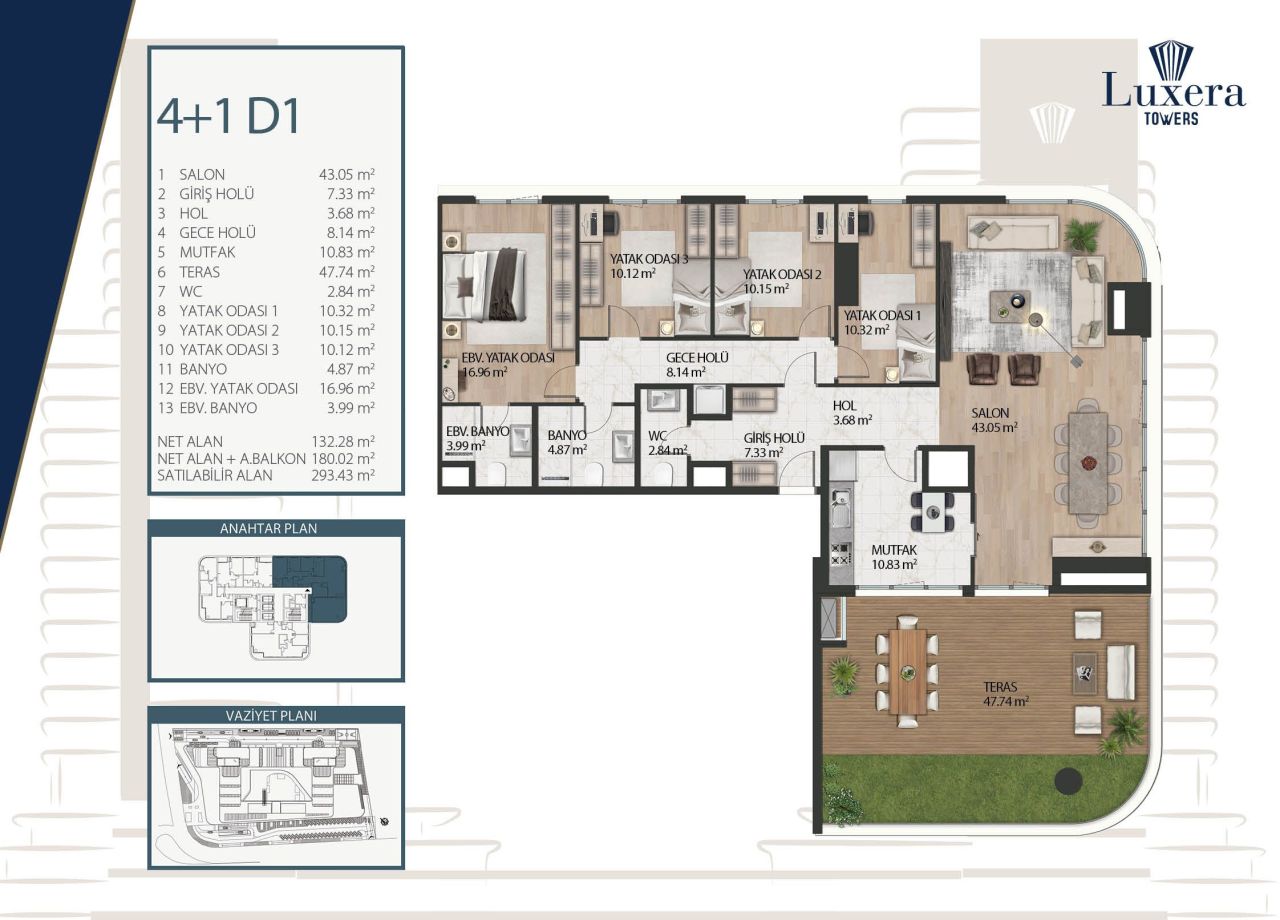 Апартаменты в Стамбуле, Турция, 87 м² - фото 15