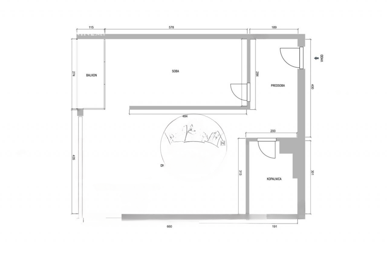Квартира в Любляне, Словения, 60 м² - фото 1
