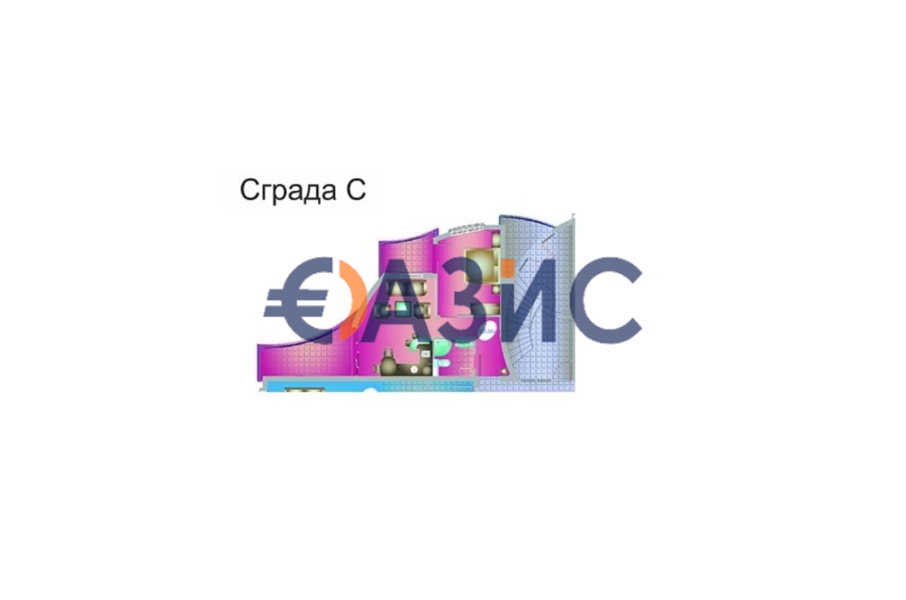 Апартаменты в Синеморце, Болгария, 67.2 м² - фото 2