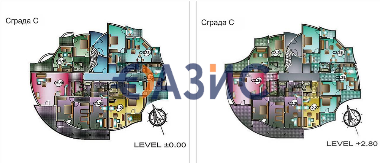 Апартаменты в Синеморце, Болгария, 67.2 м² - фото 11