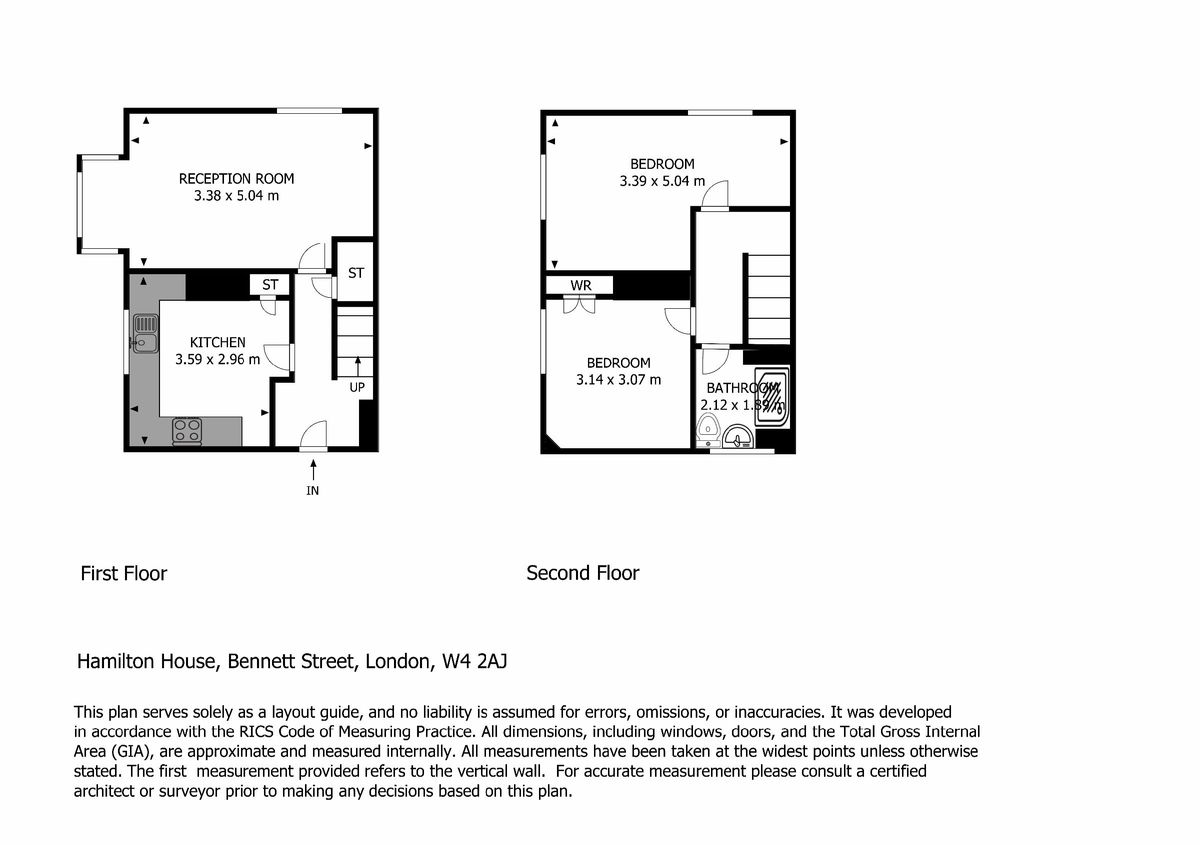 Квартира в Лондоне, Великобритания, 54 м² - фото 10