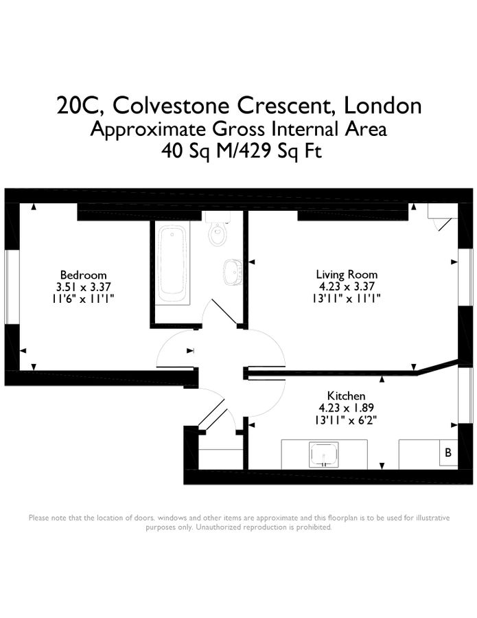 Квартира в Лондоне, Великобритания, 40 м² - фото 12