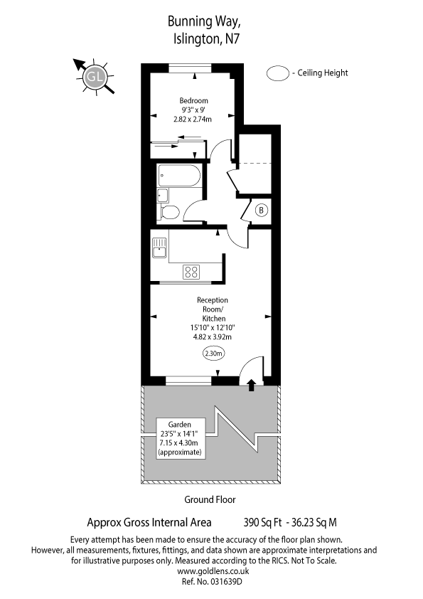 Квартира в Лондоне, Великобритания, 36 м² - фото 15