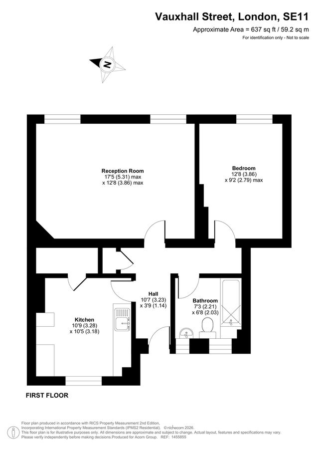 Квартира в Лондоне, Великобритания, 59 м² - фото 15