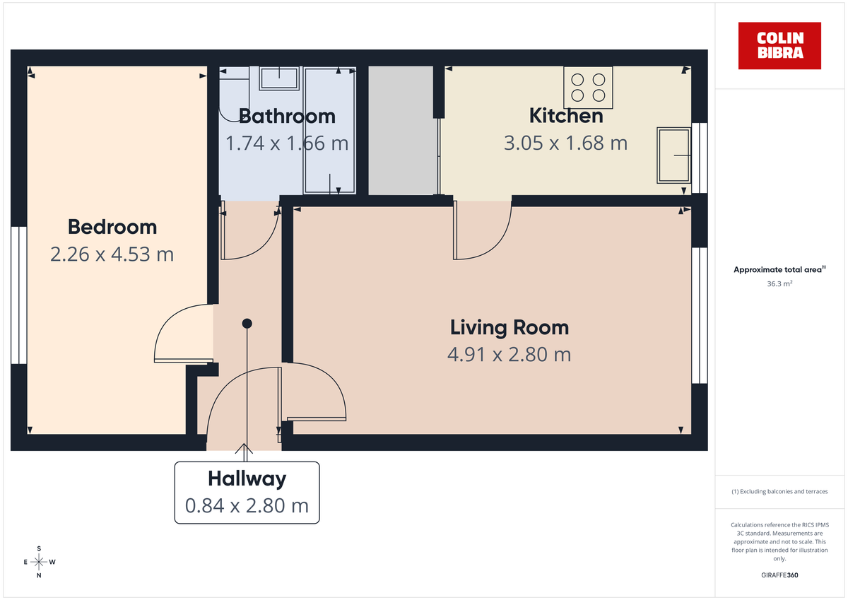 Квартира в Лондоне, Великобритания, 36 м² - фото 16