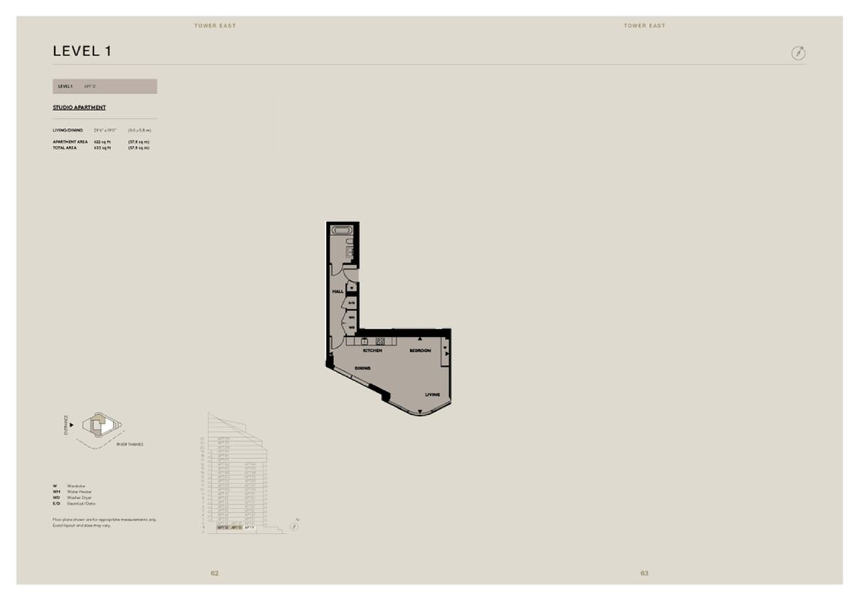 Квартира в Лондоне, Великобритания, 28 м² - фото 19