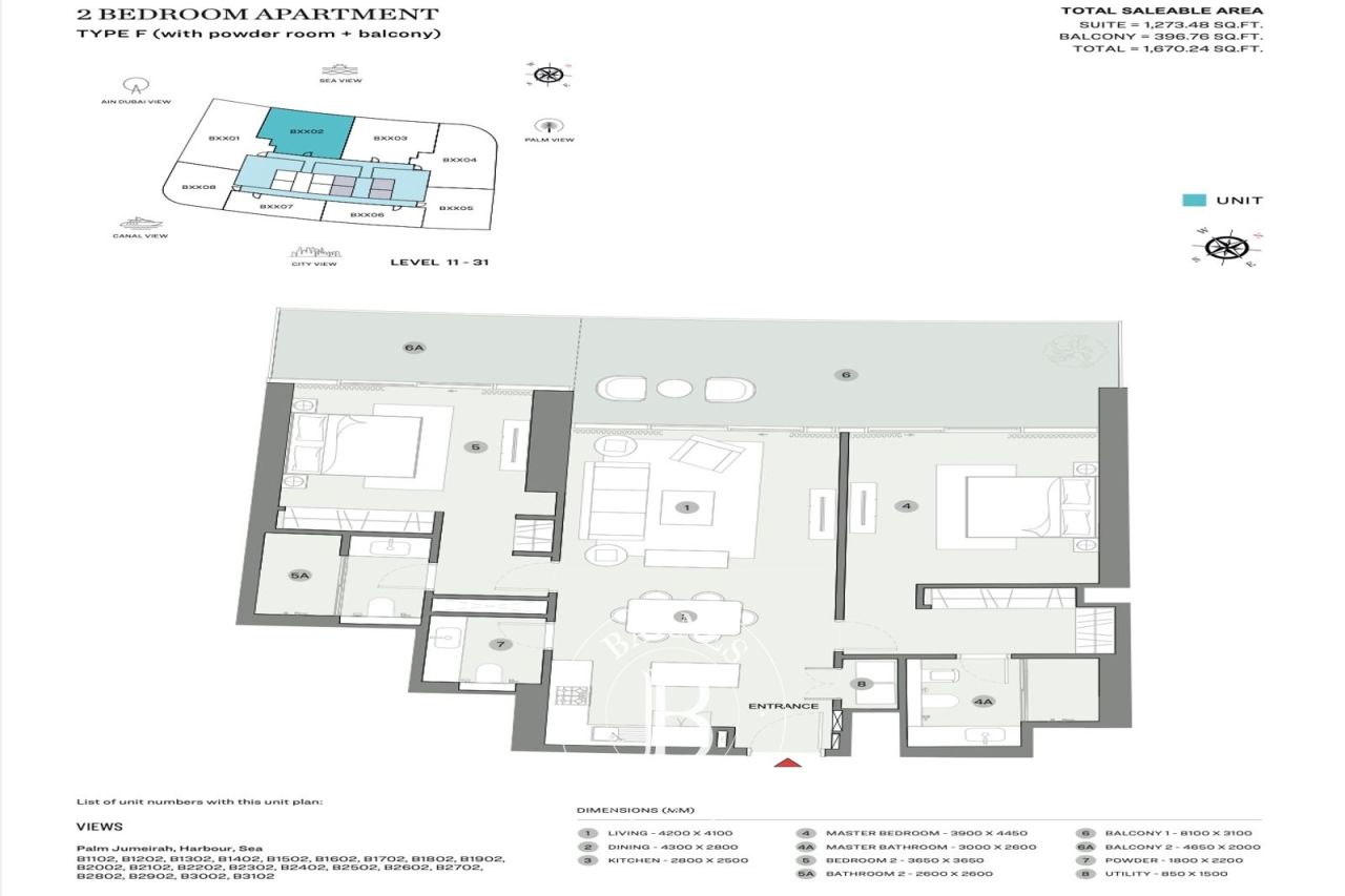 Квартира в Дубае, ОАЭ, 154.8 м² - фото 2