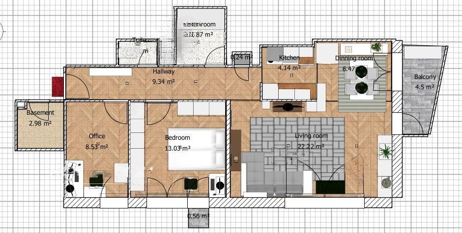 Квартира в Любляне, Словения, 73 м² - фото 9
