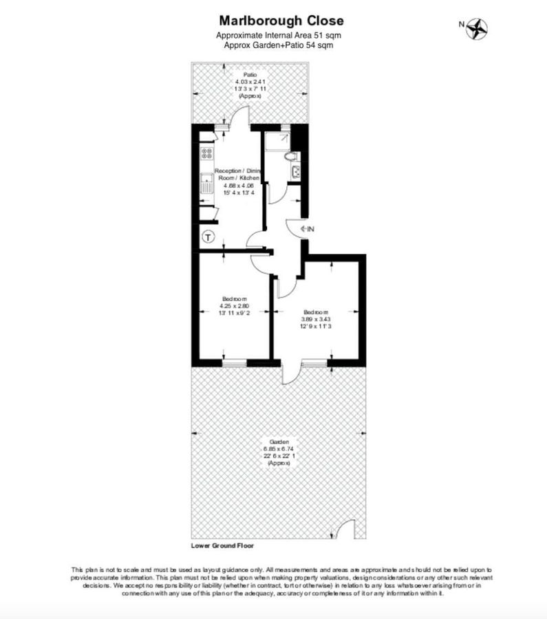 Квартира в Лондоне, Великобритания, 54 м² - фото 9