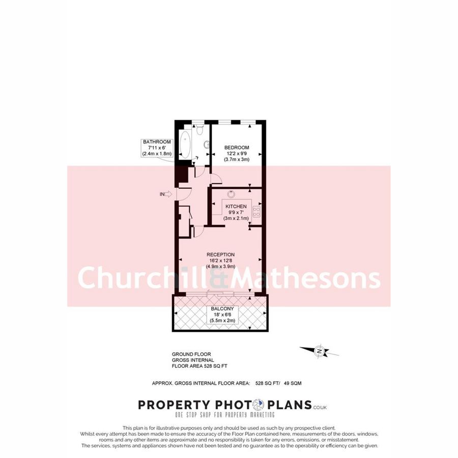 Квартира в Лондоне, Великобритания, 49 м² - фото 10