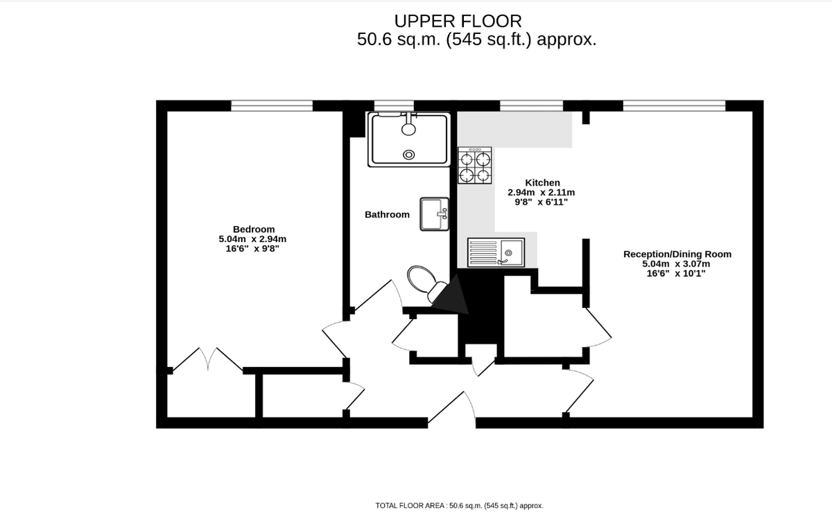 Квартира в Лондоне, Великобритания, 51 м² - фото 12