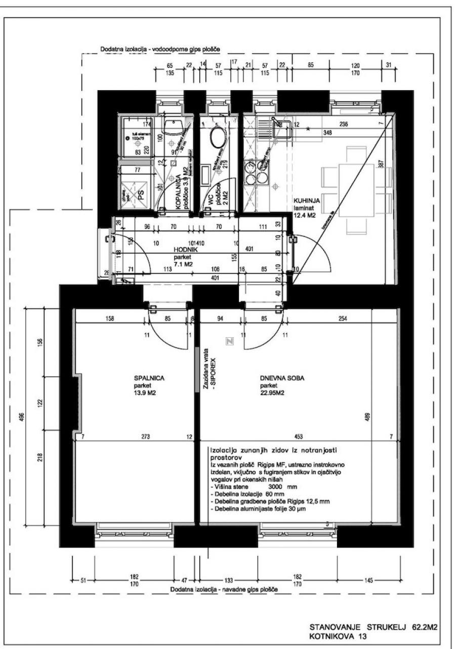 Квартира в Любляне, Словения, 70 м² - фото 14