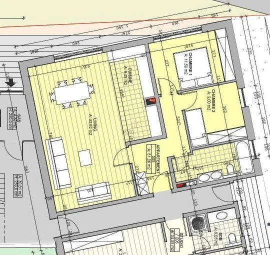 Квартира в Дикирхе, Люксембург, 81 м² - фото 2