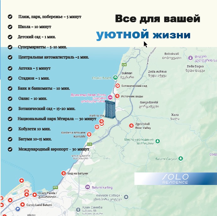 Квартира в Батуми, Грузия, 31.4 м² - фото 9