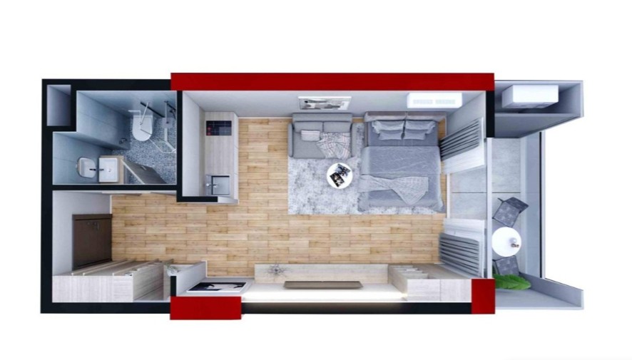 Квартира в Батуми, Грузия, 31.4 м² - фото 10