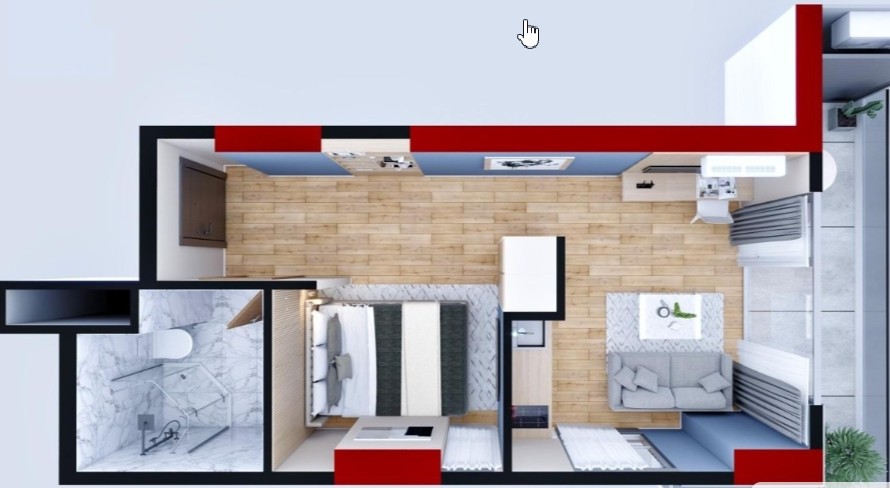 Квартира в Батуми, Грузия, 31.4 м² - фото 11