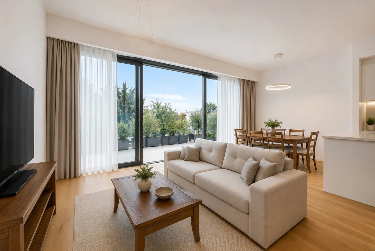 Квартира в Меса-Йитонии, Кипр, 110 м² - фото 2