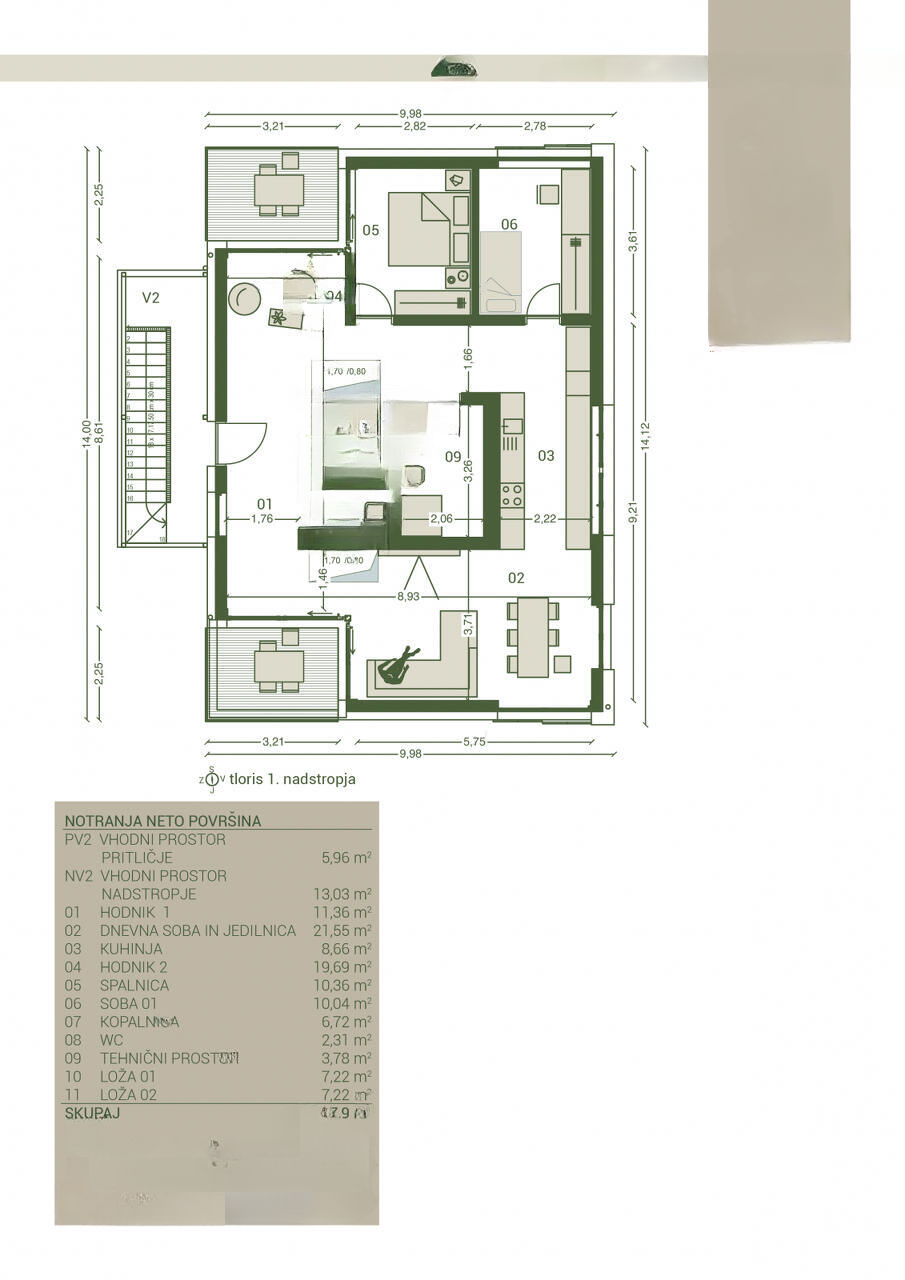 Квартира в Любляне, Словения, 192 м² - фото 3
