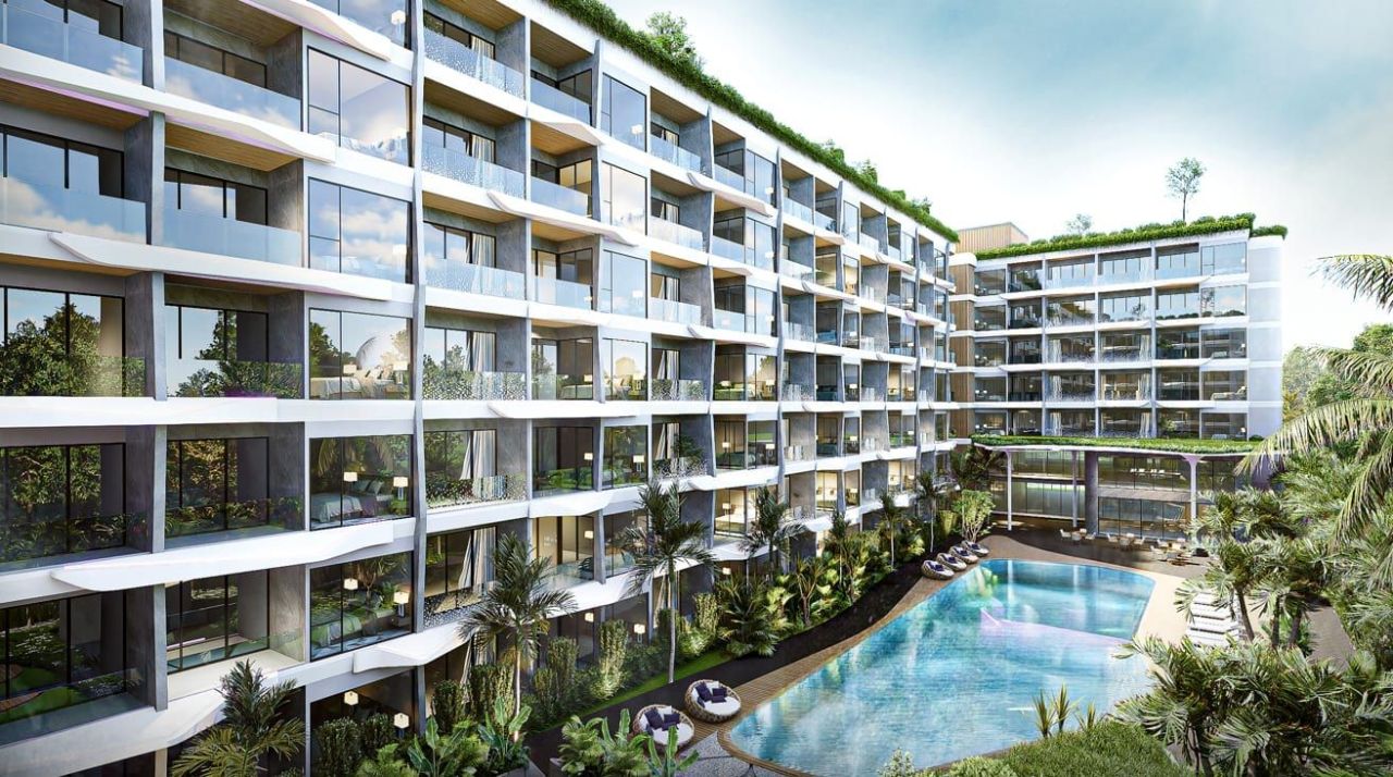 Апартаменты на пляже Найхарн, Таиланд, 36 м² - фото 1
